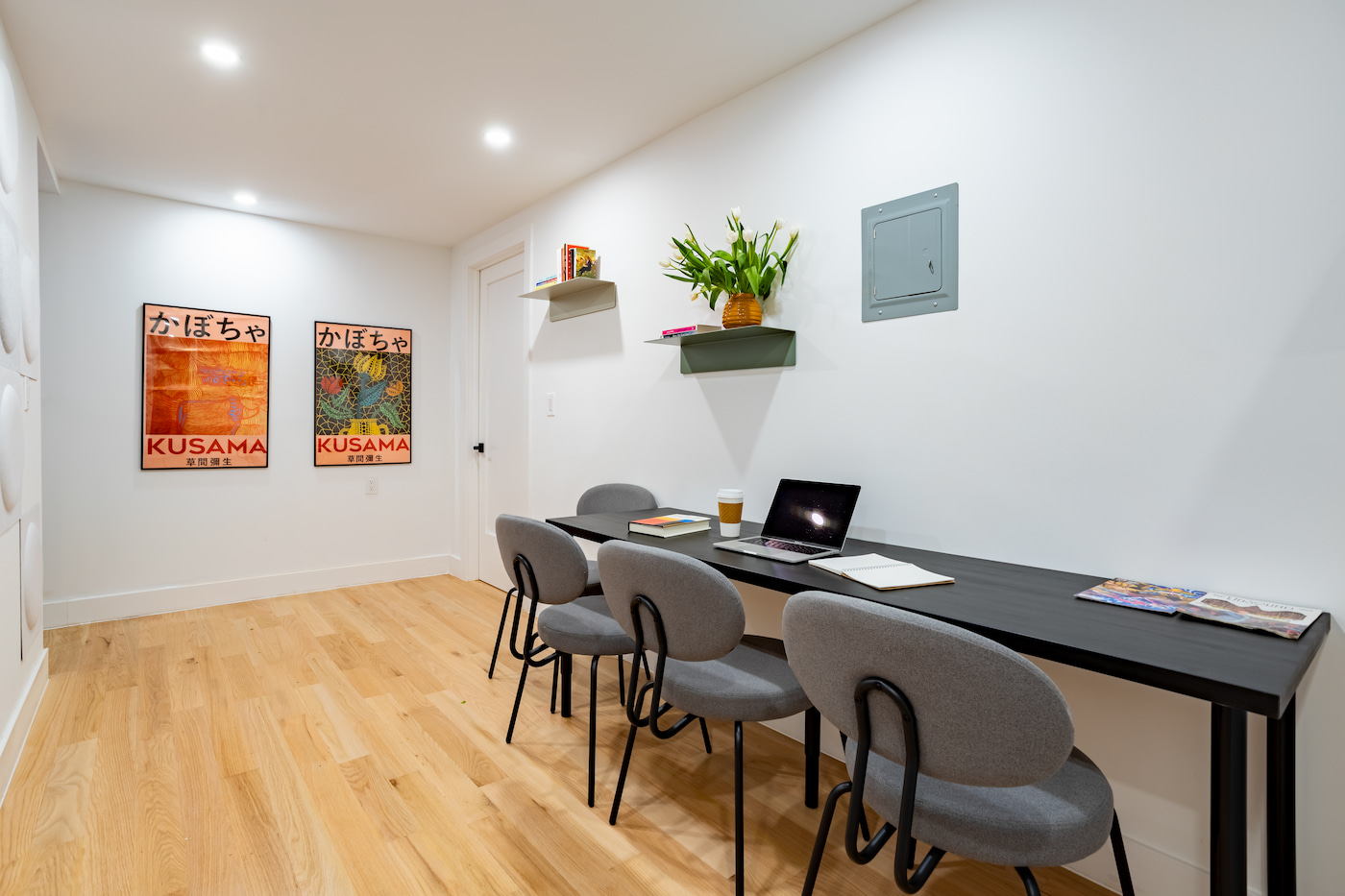 The Living Room and Office Space at The Central Park Manhattan House (Image 2)