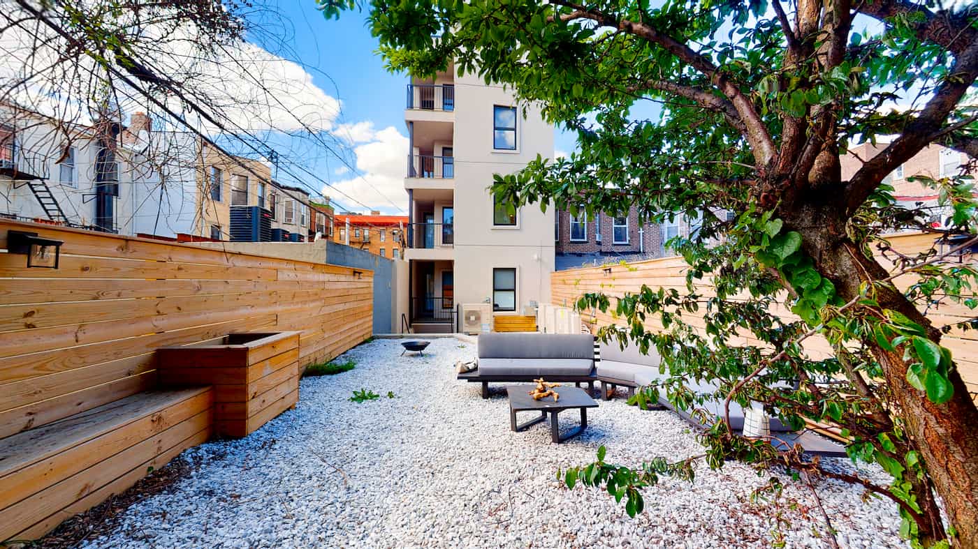 The Outdoor Space at The Crown Heights House (Image 2)